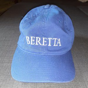 Beretta Cap in Blue; White Embroidery; Trident Logo on the back; EUC Like New